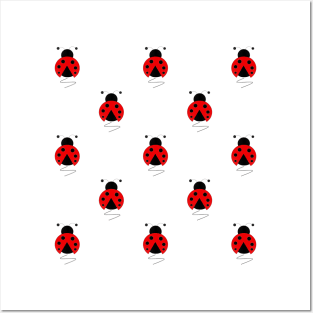 LADYBUG Pattern Posters and Art